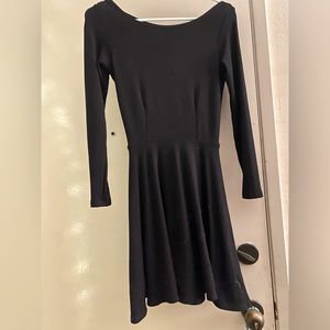 American Apparel a-line 3/4 sleeve black dress size M, NWOT